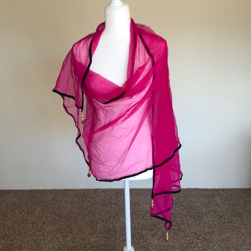 ‼️ 2 for 10‼️ Hot pink vintage scarf